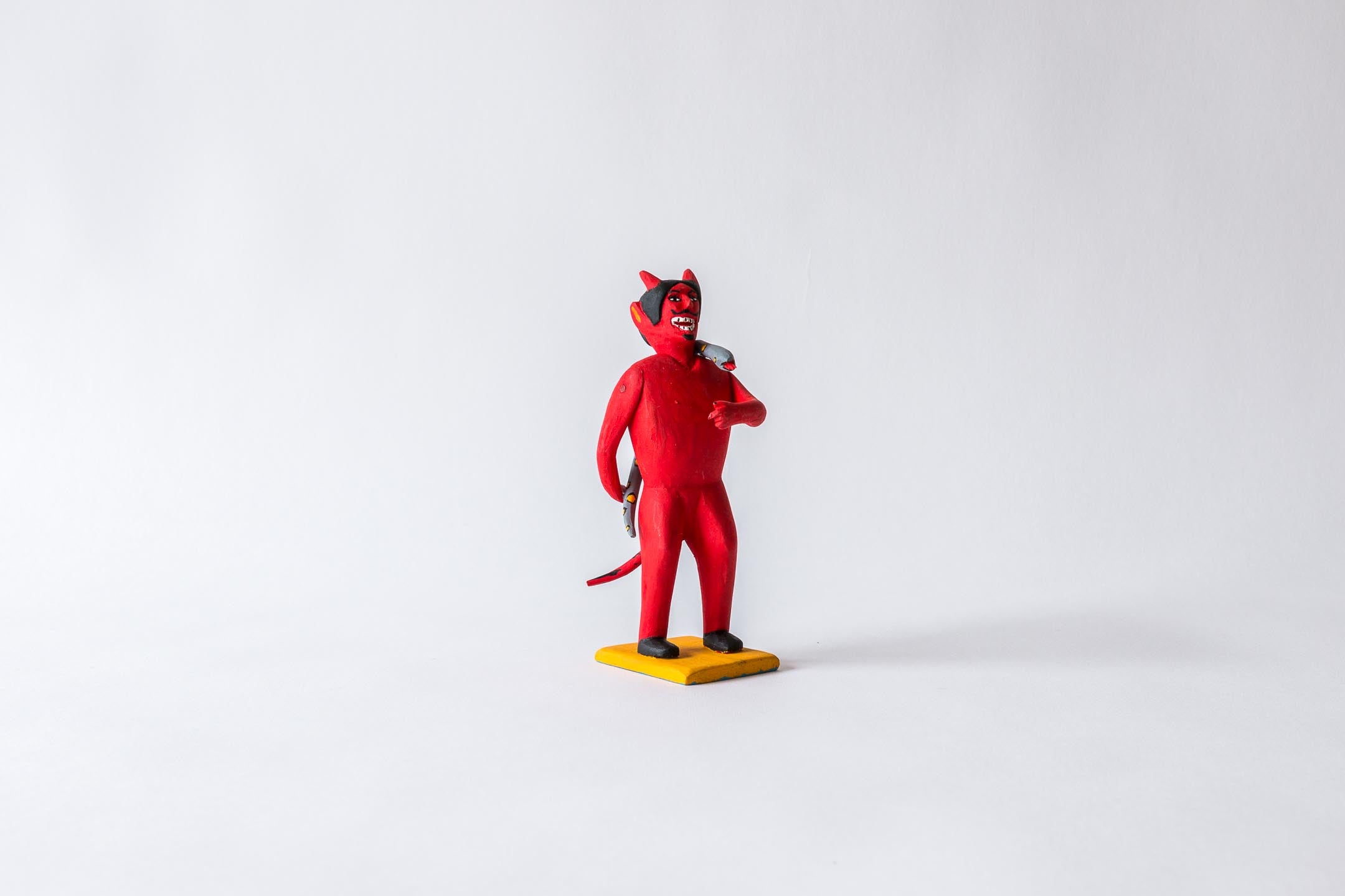 Devil with Snake