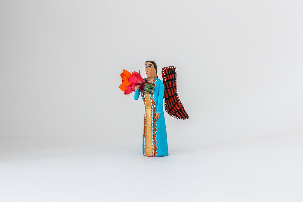 Angel with Flowers