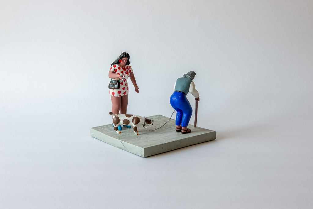Woman of the Night, Old Man and Dog