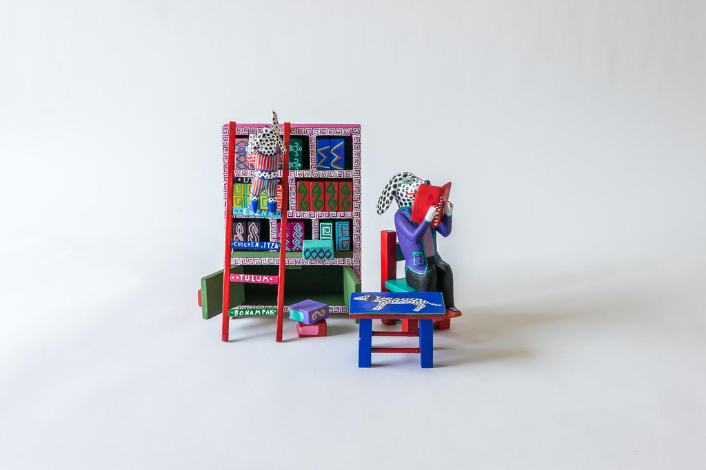Library, Four Piece Scene