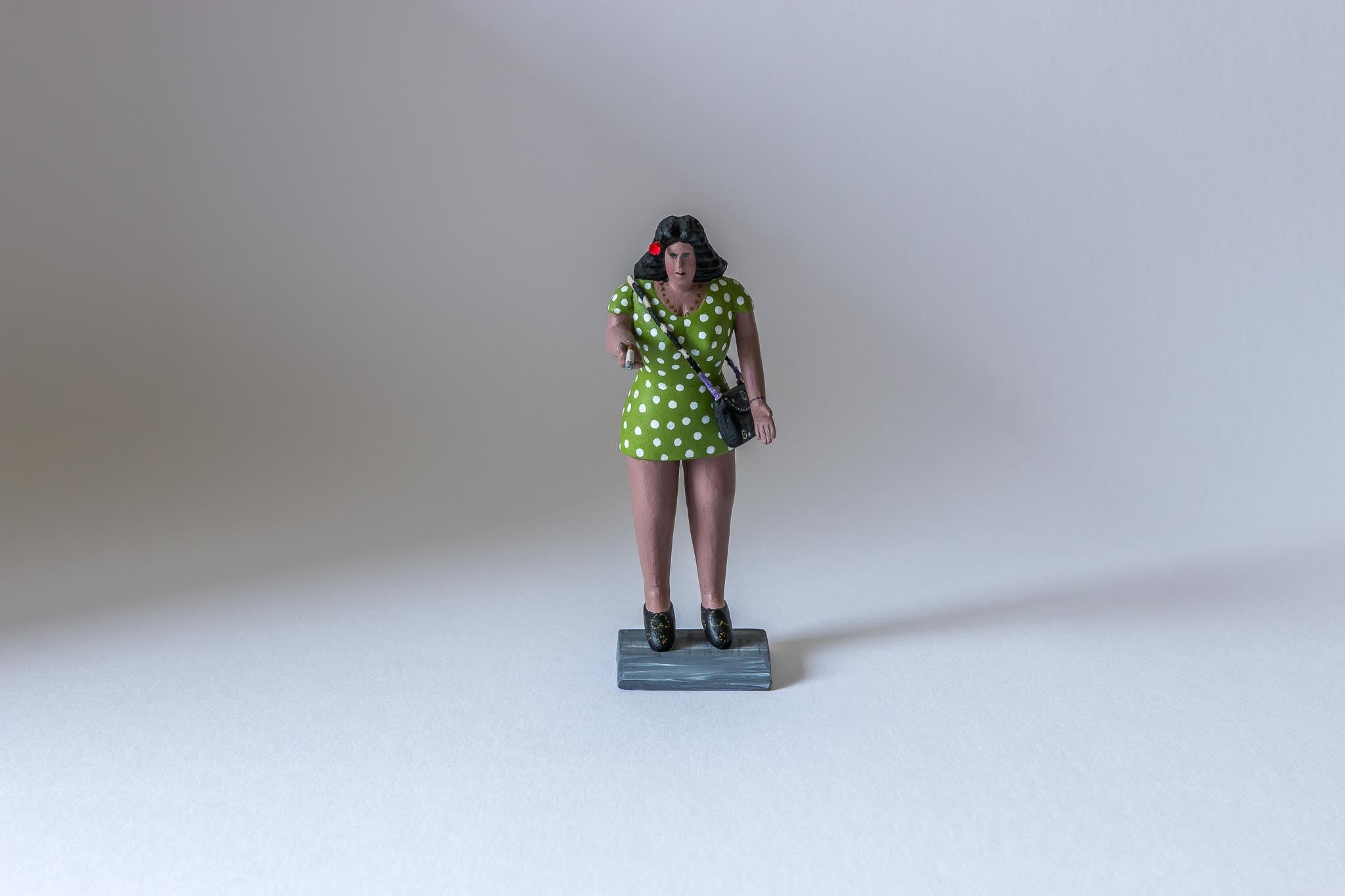 Oaxacan wood carving Gabino Reyes Woman of the night