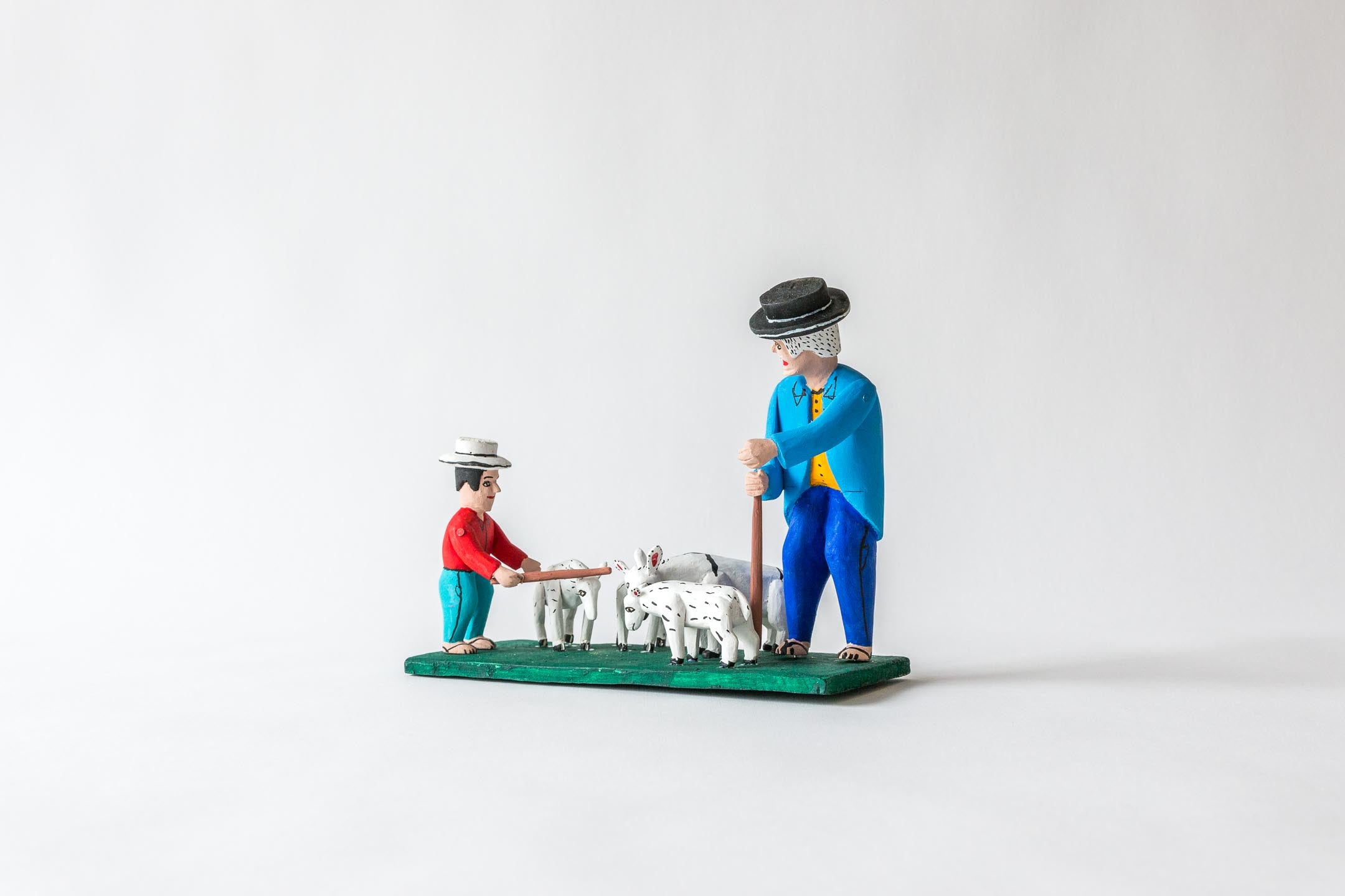 Shepherd, Boy and Sheep
