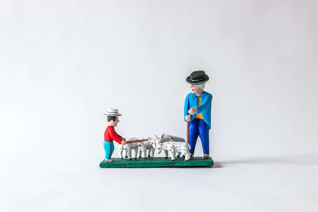 Shepherd, Boy and Sheep